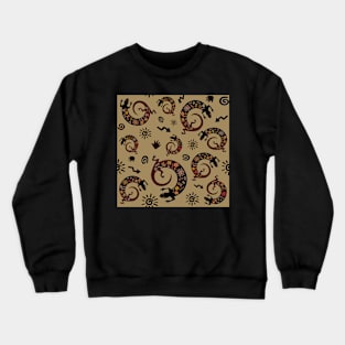 Southwest Desert Symbols Crewneck Sweatshirt